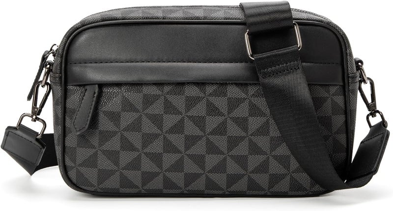 XIKIBEA Crossbody Bag for Mens, Men's commuter shoulder bag, Travel bag Work Business Small men's satchel - Image 1